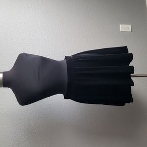 Hot Topic velvet mini skirt